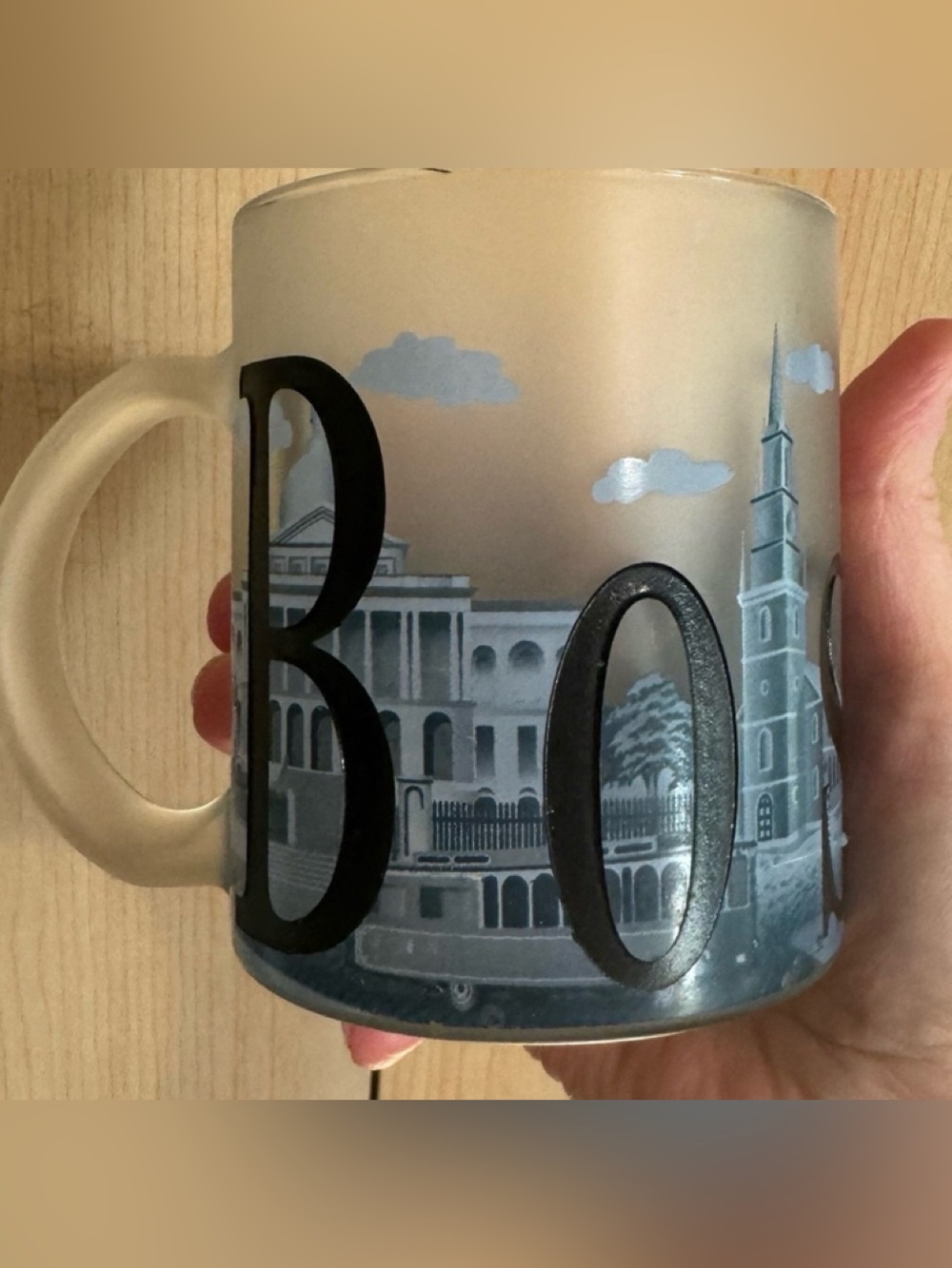 Boston Massachusetts Souvenir Cup 12 oz.